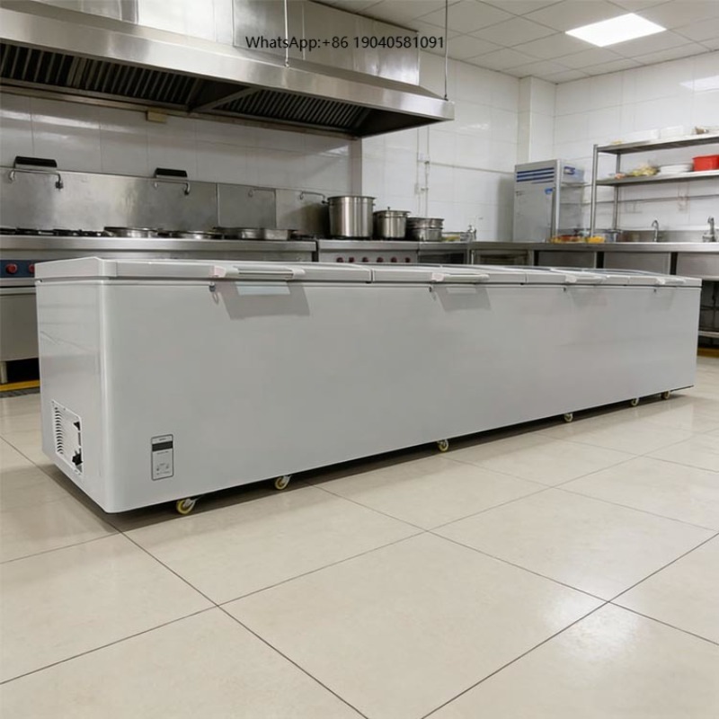 Commercial Chest Freezer - 2688 Büyük Tek Sıcaklıkta Ticari Yatay