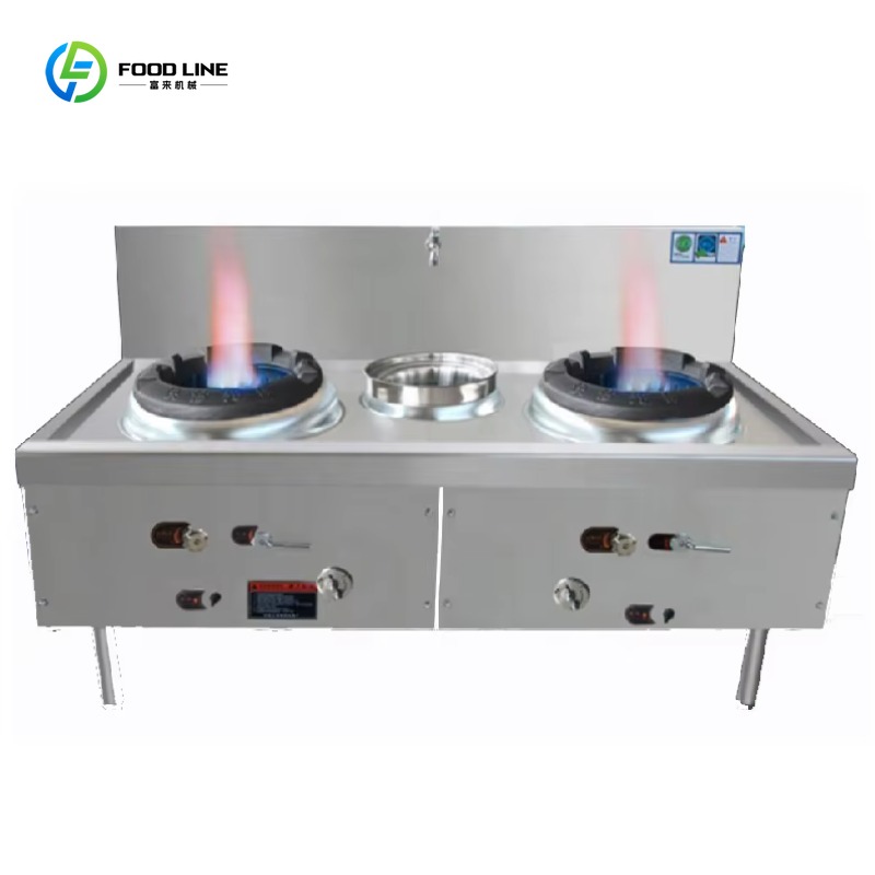 Range Commercial Kitchen - Paslanmaz Çelik Restoran Ocak/Mutfak Gazlı Wok